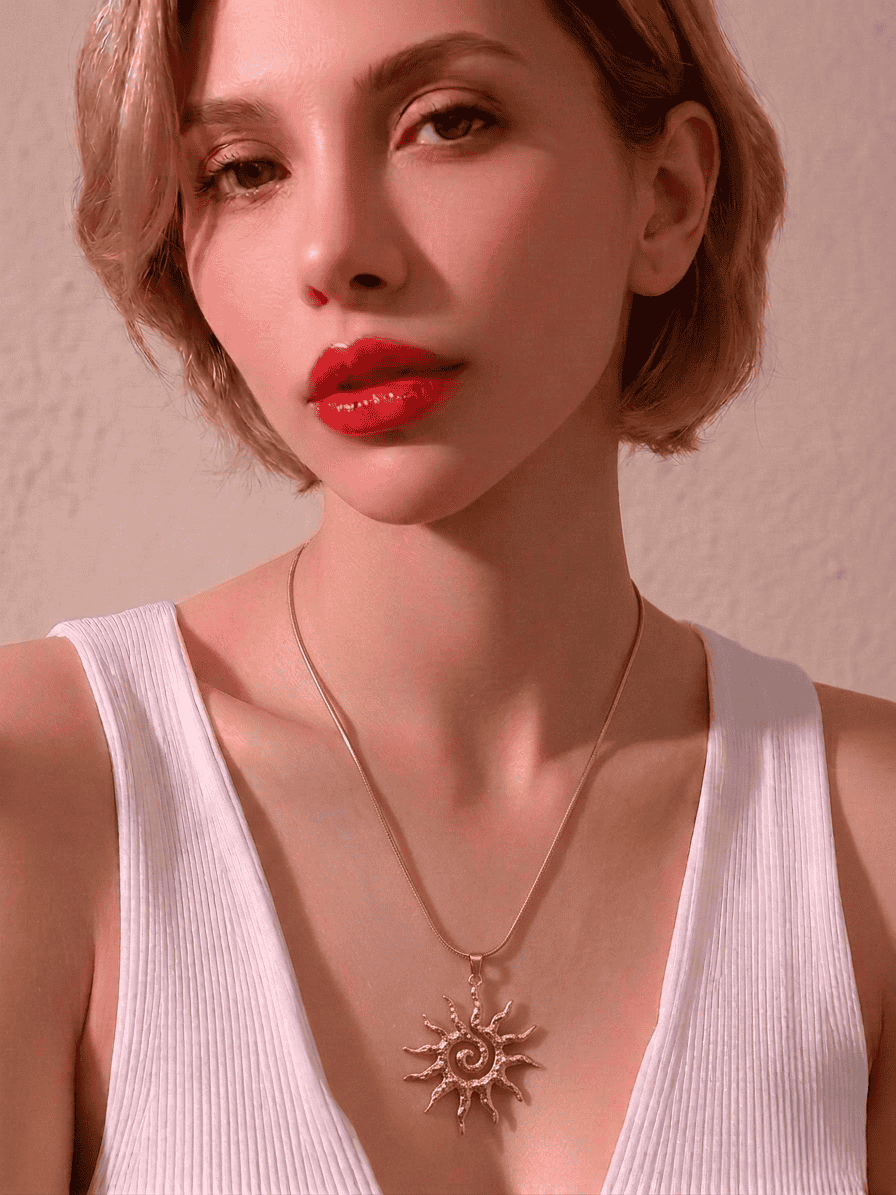 conjunto collar y aretes